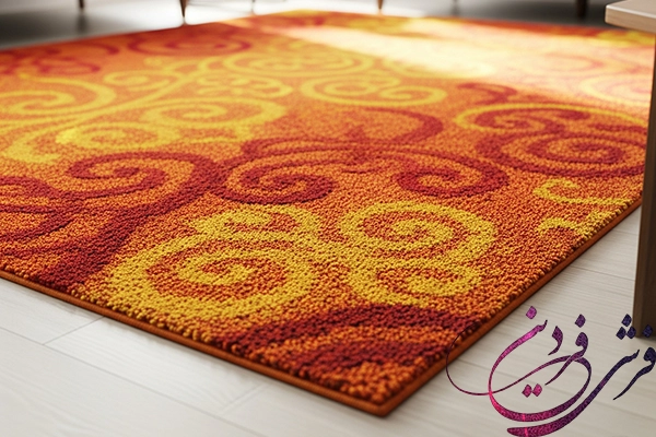 Warm color for the living room carpet